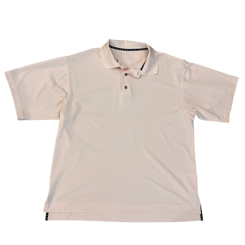 FootJoy FJ Collared Polo Shirt SIze XL Short Sleeve Pink Golf Athleisure Casual